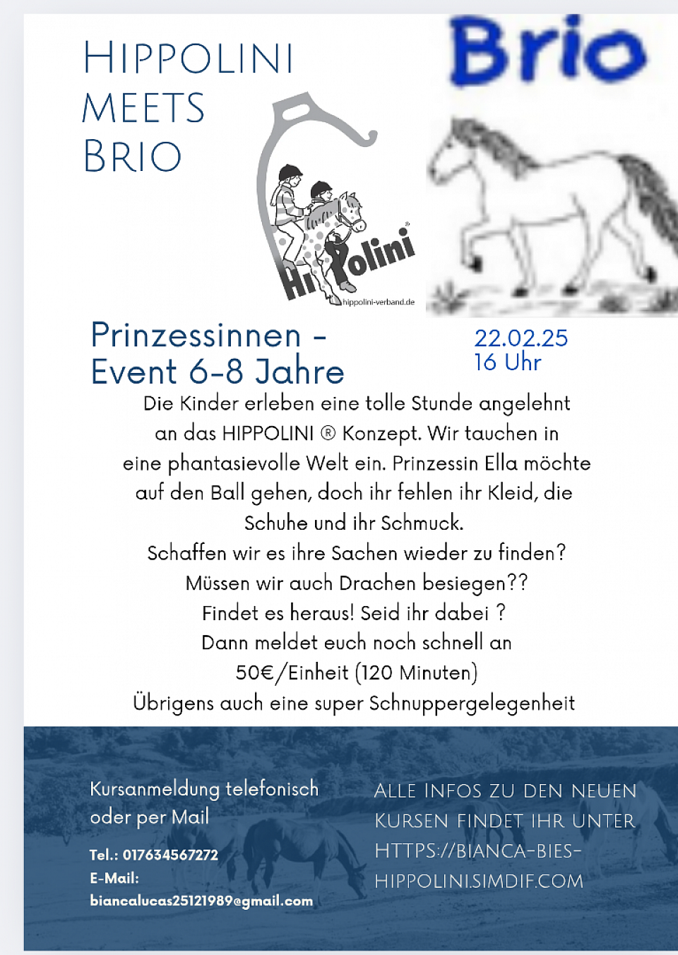 Noch wenige Plätze frei ☺️